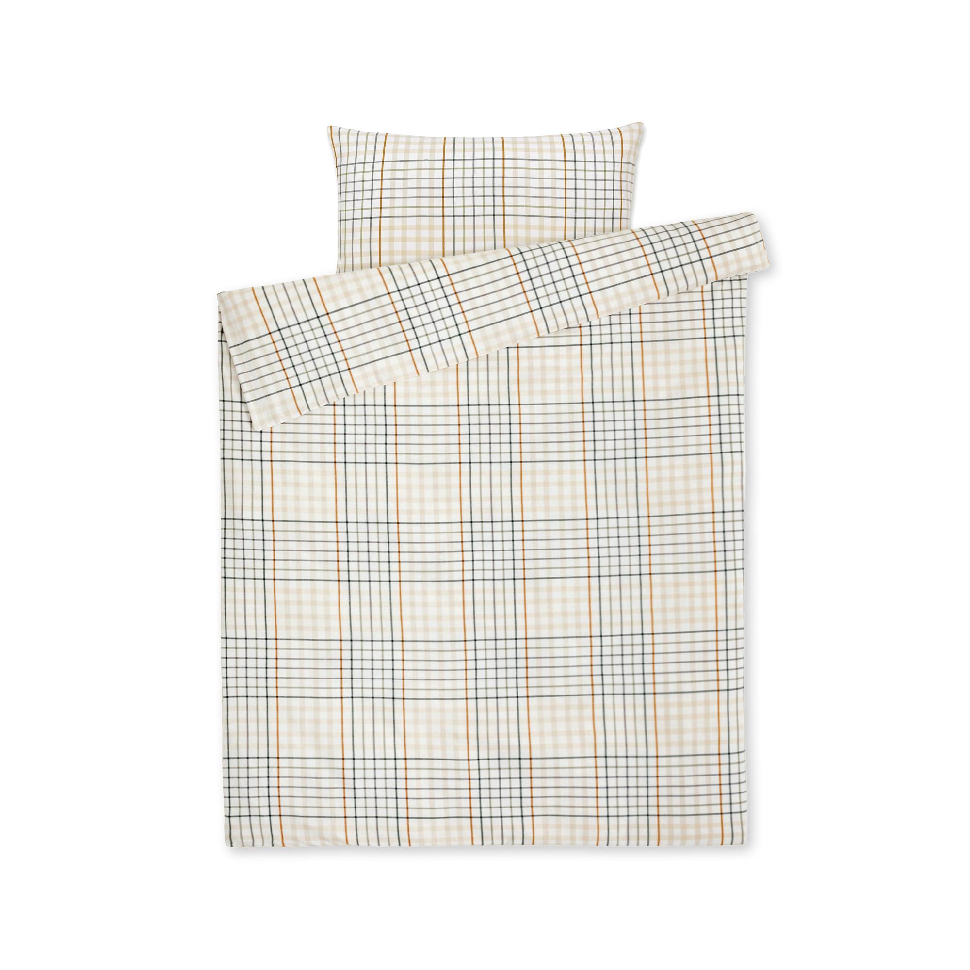 Manor Forestalina Housse de couette en flanelle à carreaux  