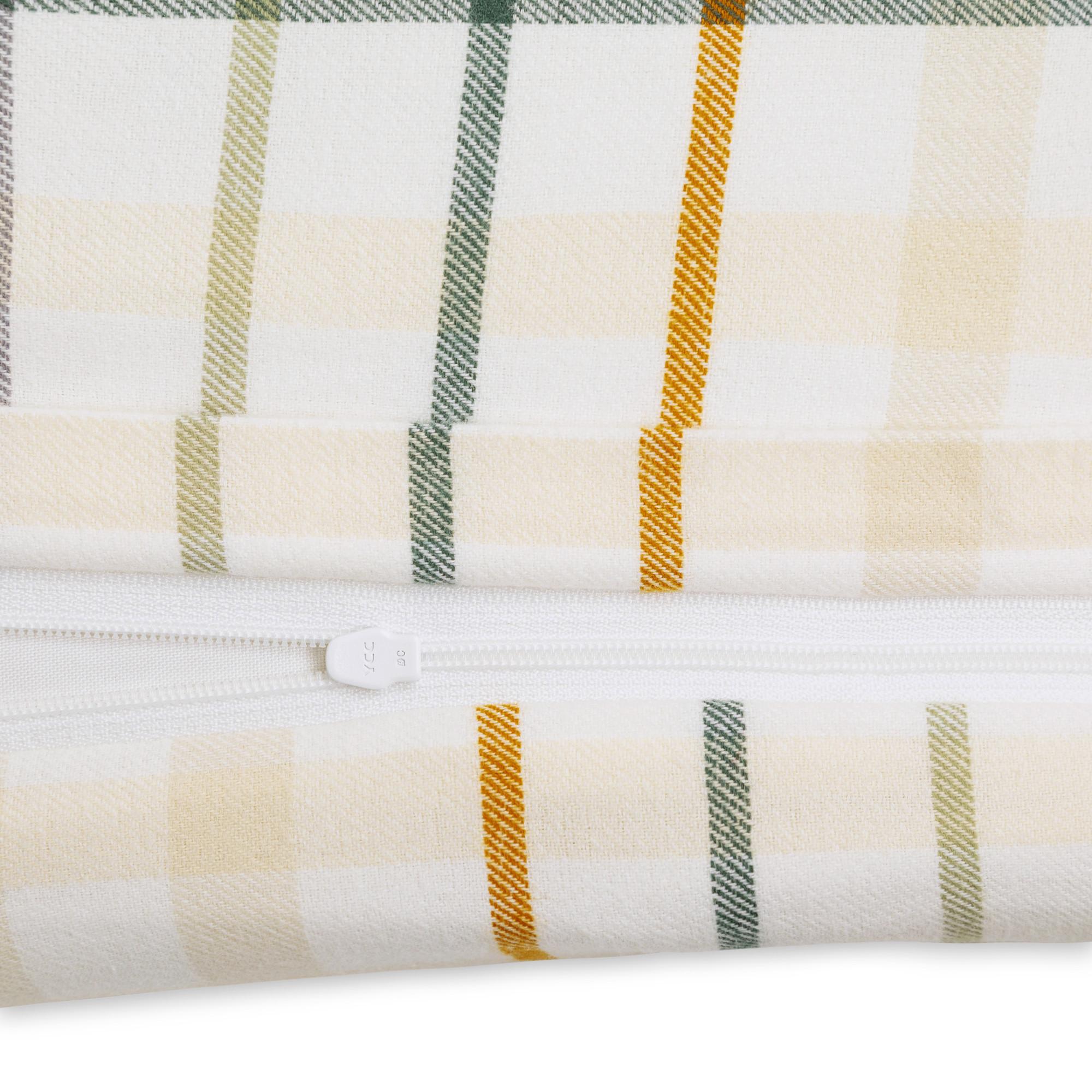 Manor Forestalina Housse de couette en flanelle à carreaux  