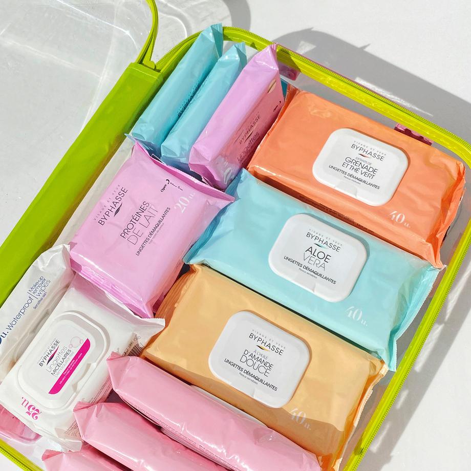 BYPHASSE  Salviette Struccanti con Olio di Mandorla Dolce per Pelli Sensibili 