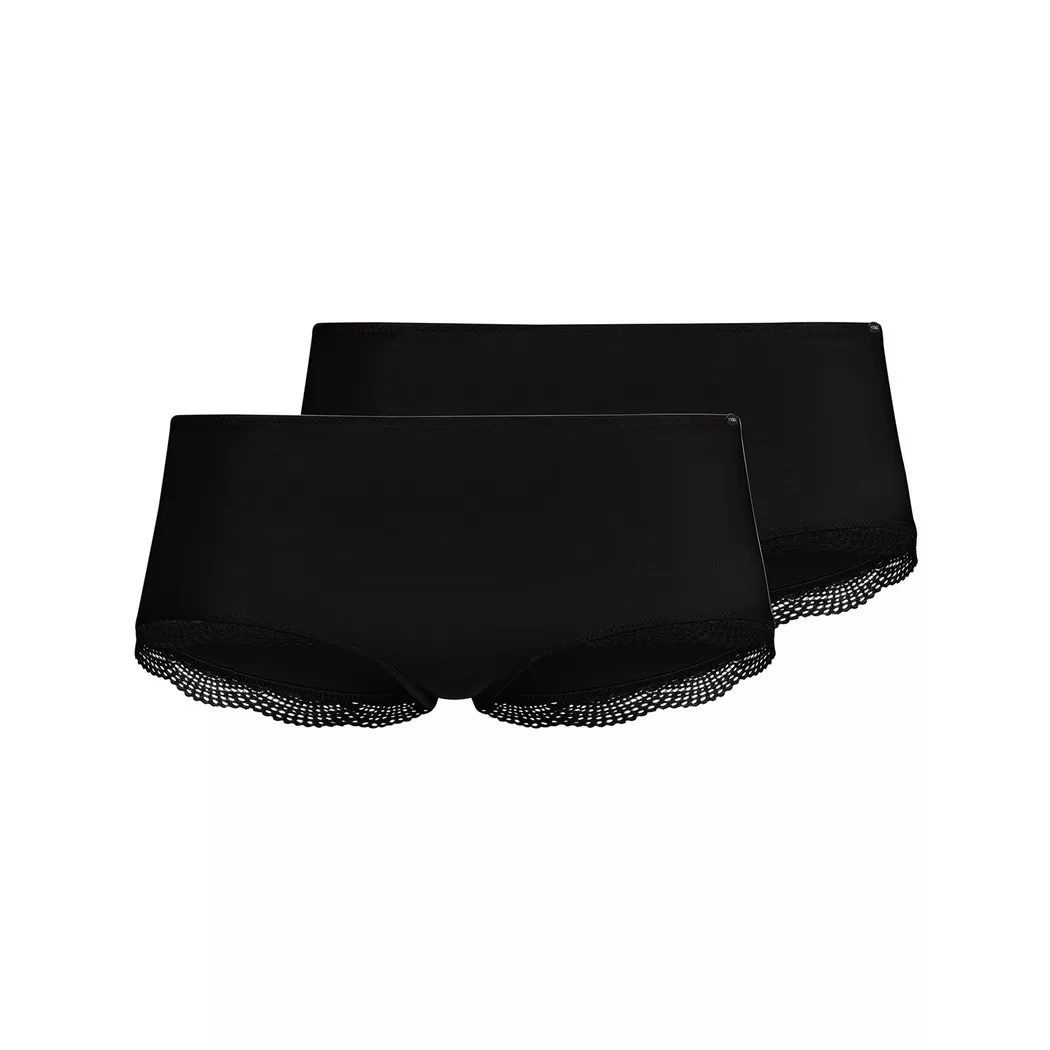 Skiny - Duopack, Hipster, für Damen, Black, Größe 44