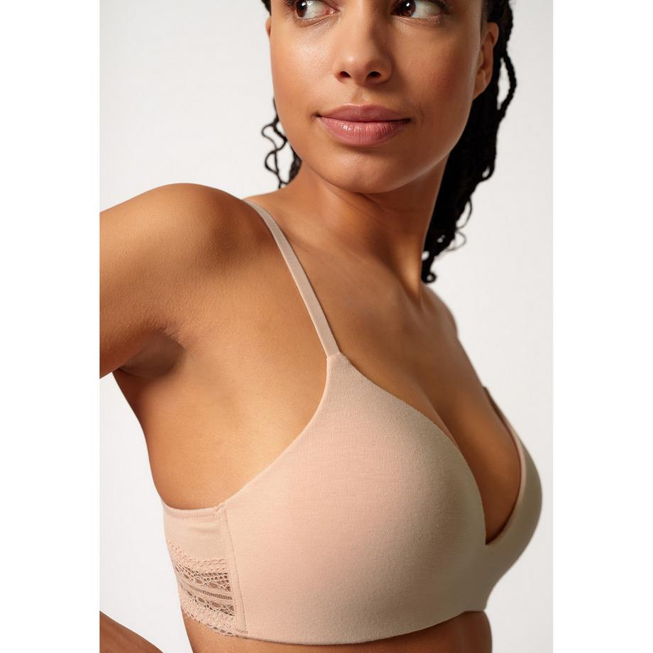 Skiny Classicotton Reggiseno a triangolo imbottito  