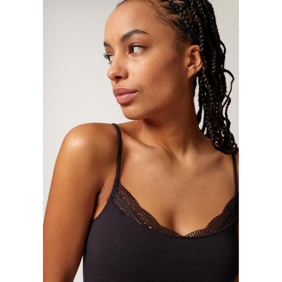 Skiny Classicotton Top Bretelles Fines  