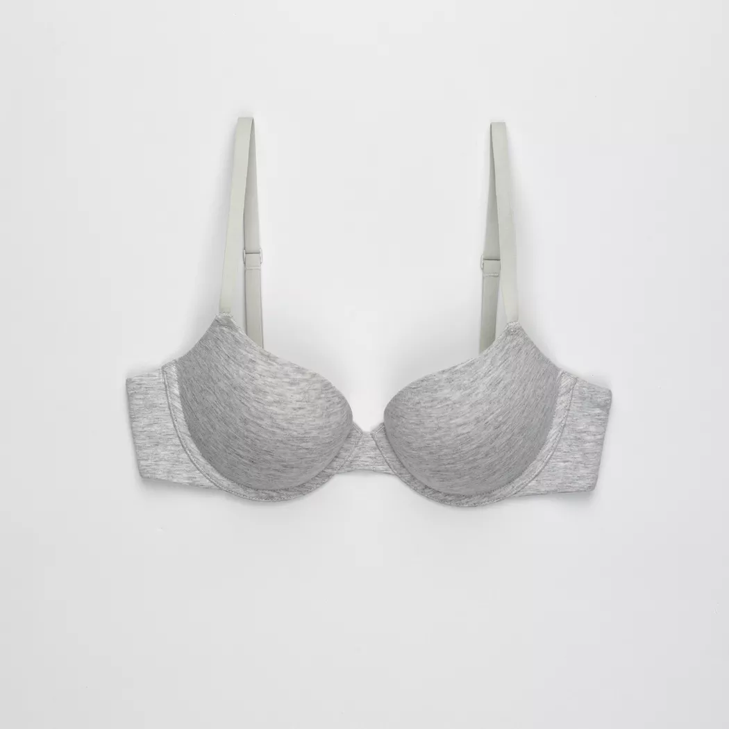 Manor Woman - BH mit Push up Effekt, für Damen, Grau Melange, Größe 70A