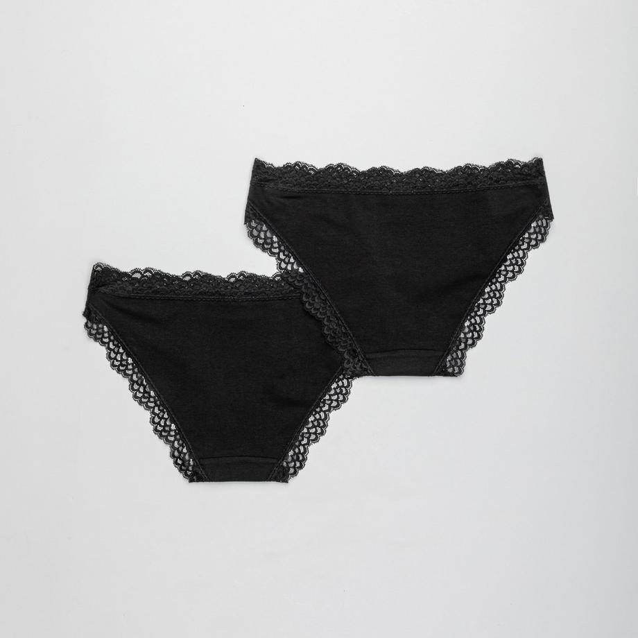 Manor Woman Duopack Slips mit Spitze  