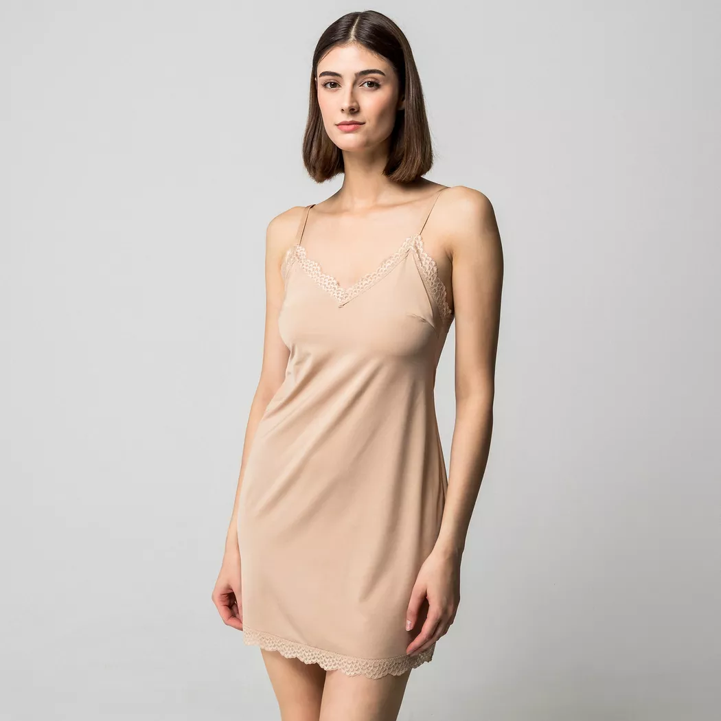 Manor Woman - Kleid, Shaping Fit, für Damen, Caramel, Größe M
