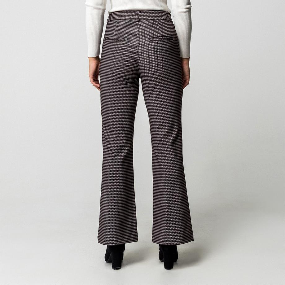 Manor Woman Pantalon Flared Motif  