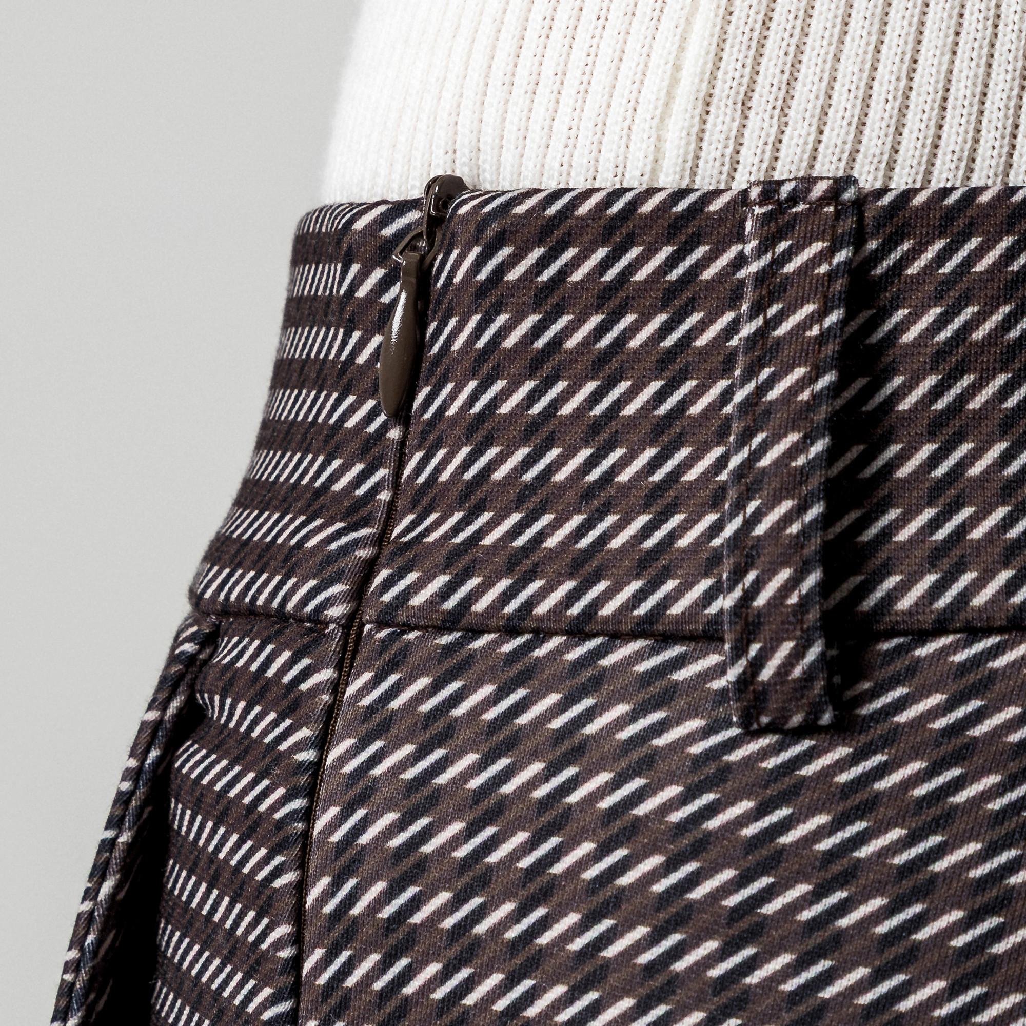 Manor Woman Gemusterte Flared Hose  