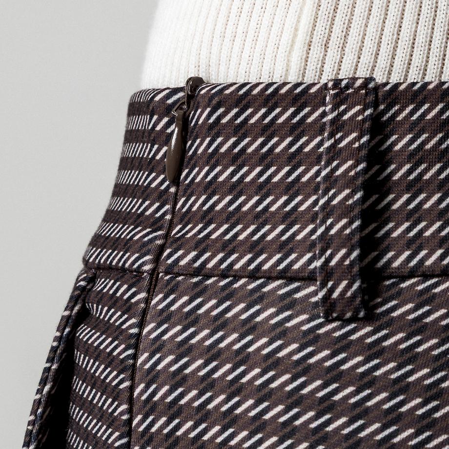 Manor Woman Pantalon Flared Motif  