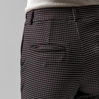 Manor Woman Gemusterte Flared Hose  