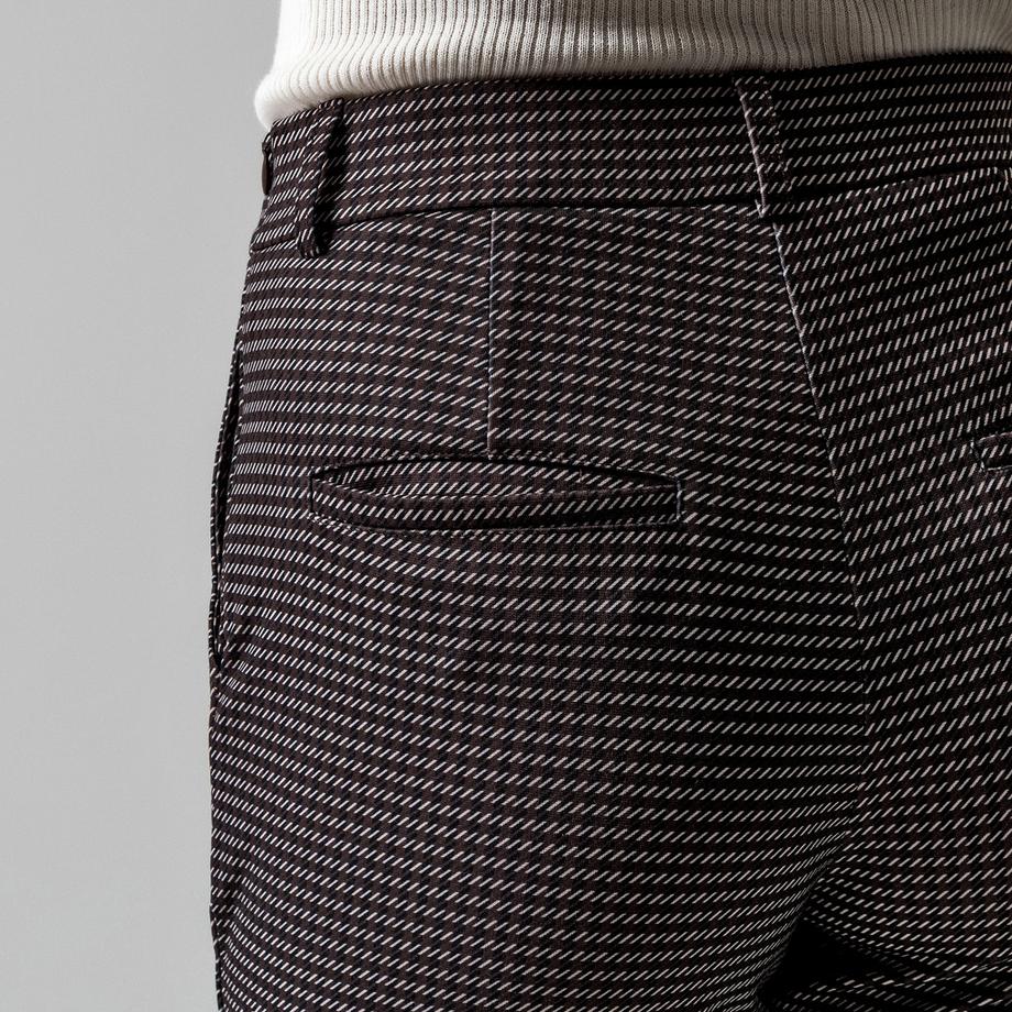 Manor Woman Pantalon Flared Motif  