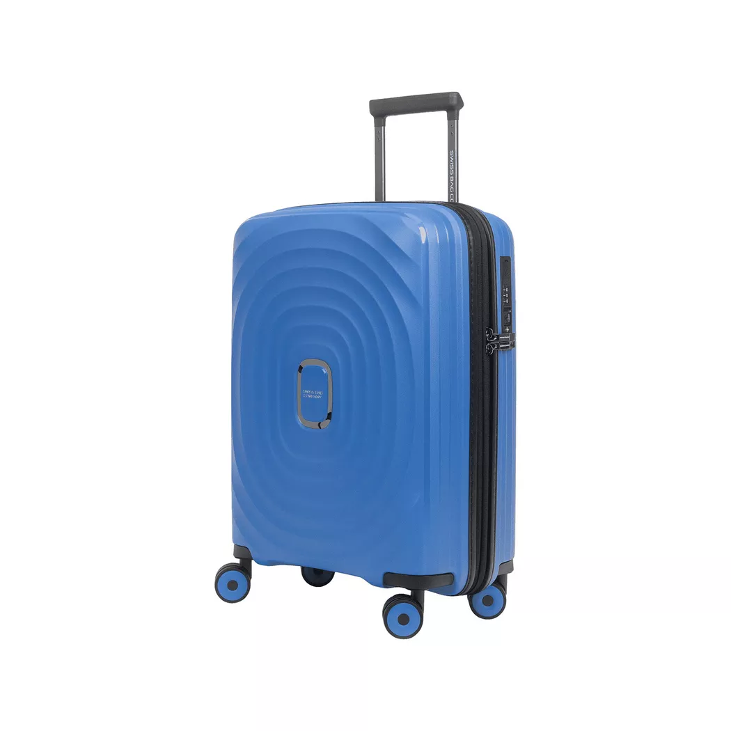 SWISS BAG COMPANY - Hartschalenkoffer, Spinner, 55 cm, Hartschalenkoffer, Spinner, 55 CM, Blau
