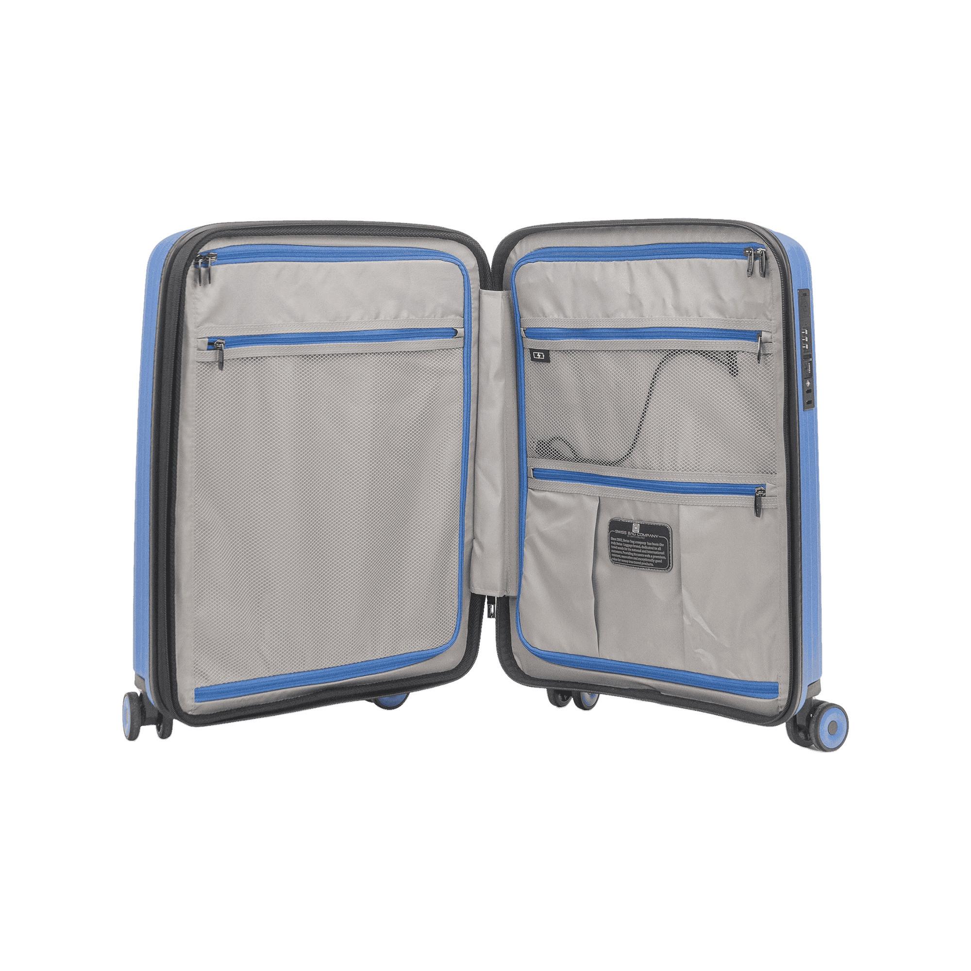 SWISS BAG COMPANY 55.0cm, Valise rigide, Spinner Echo 