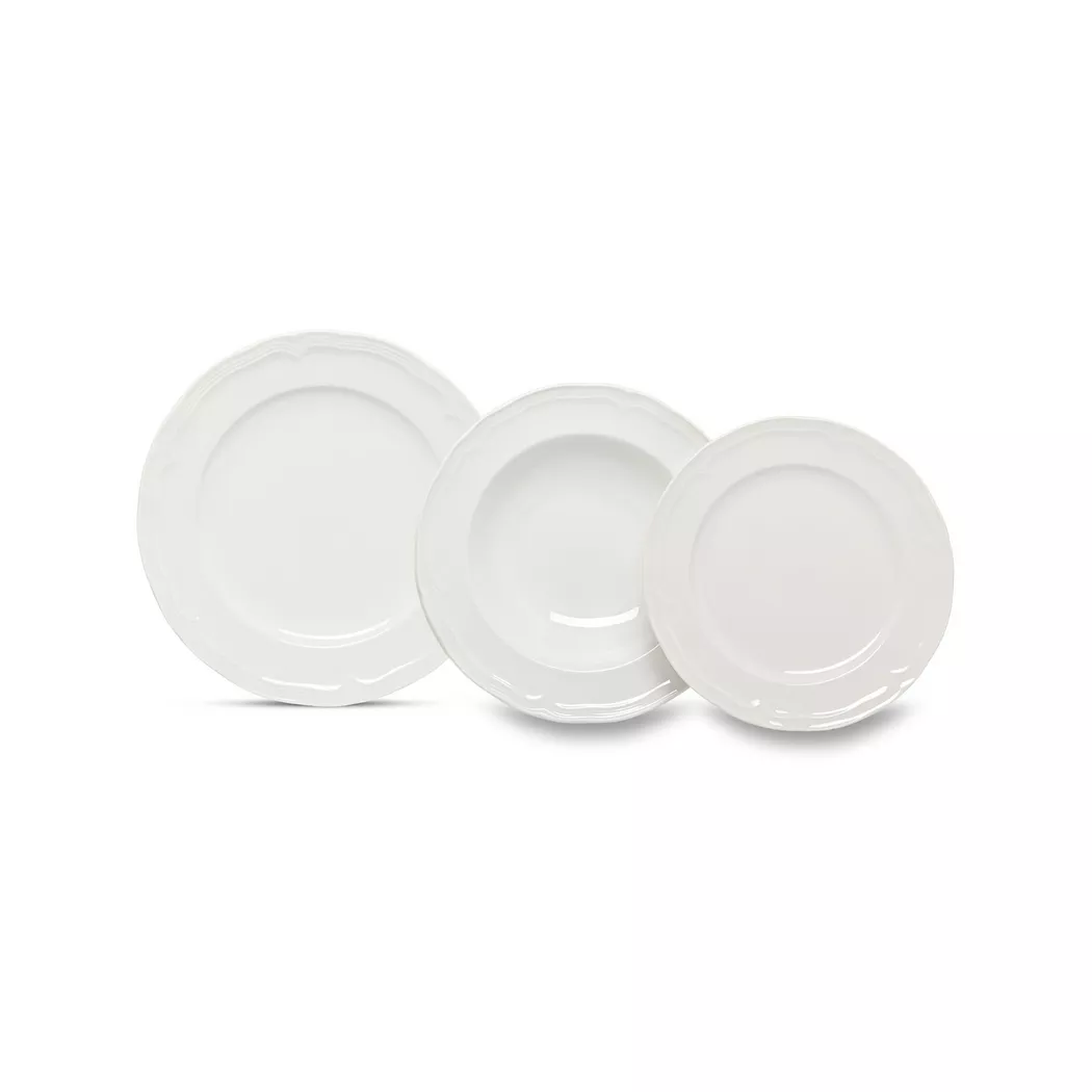 Manor - Dinnerset, 12-teilig, Set, Weiss 4