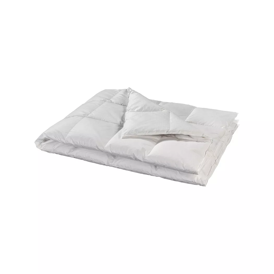 billerbeck Edition - Ganzjahres-Daunenduvet, Maureen Medium Ganzjahres Daunenduvet, 240 x 240 CM, Weiss