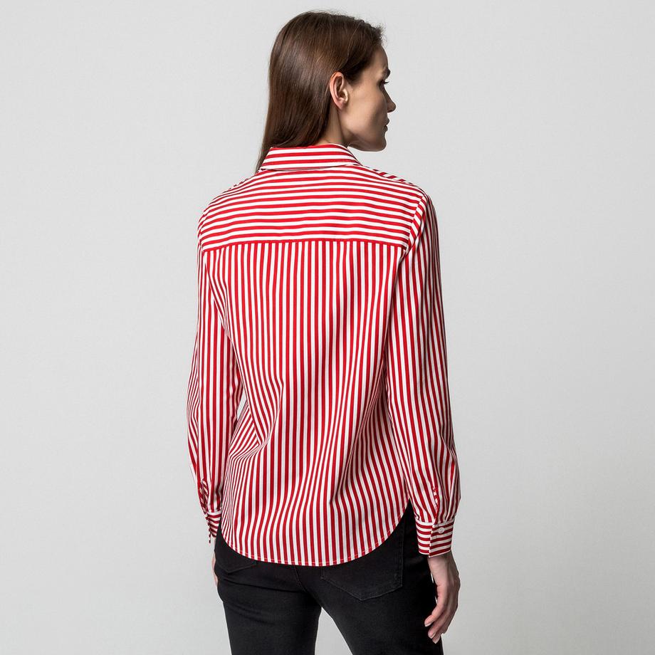 Manor Woman Chemisier Rayé Manches Longues  