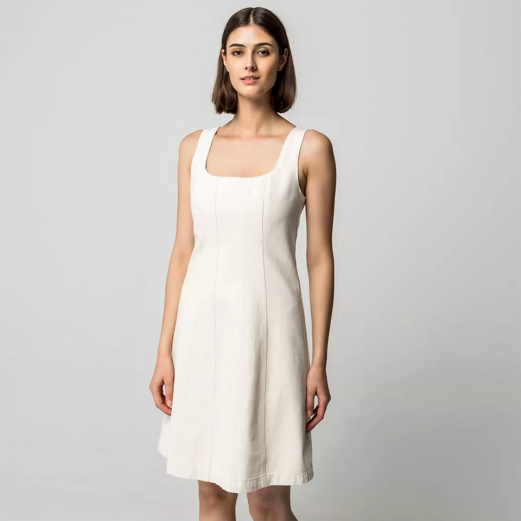 Manor Woman - Freizeitkleid, für Damen, Offwhite, Größe 46