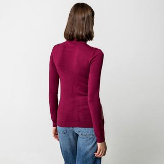 Manor Woman Maglione Collo Alto a Righe  