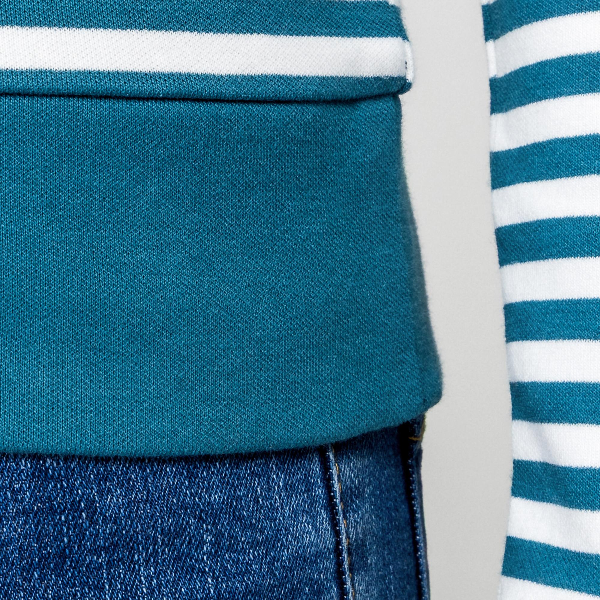 Manor Woman Gestreiftes Langarm Polo Shirt  