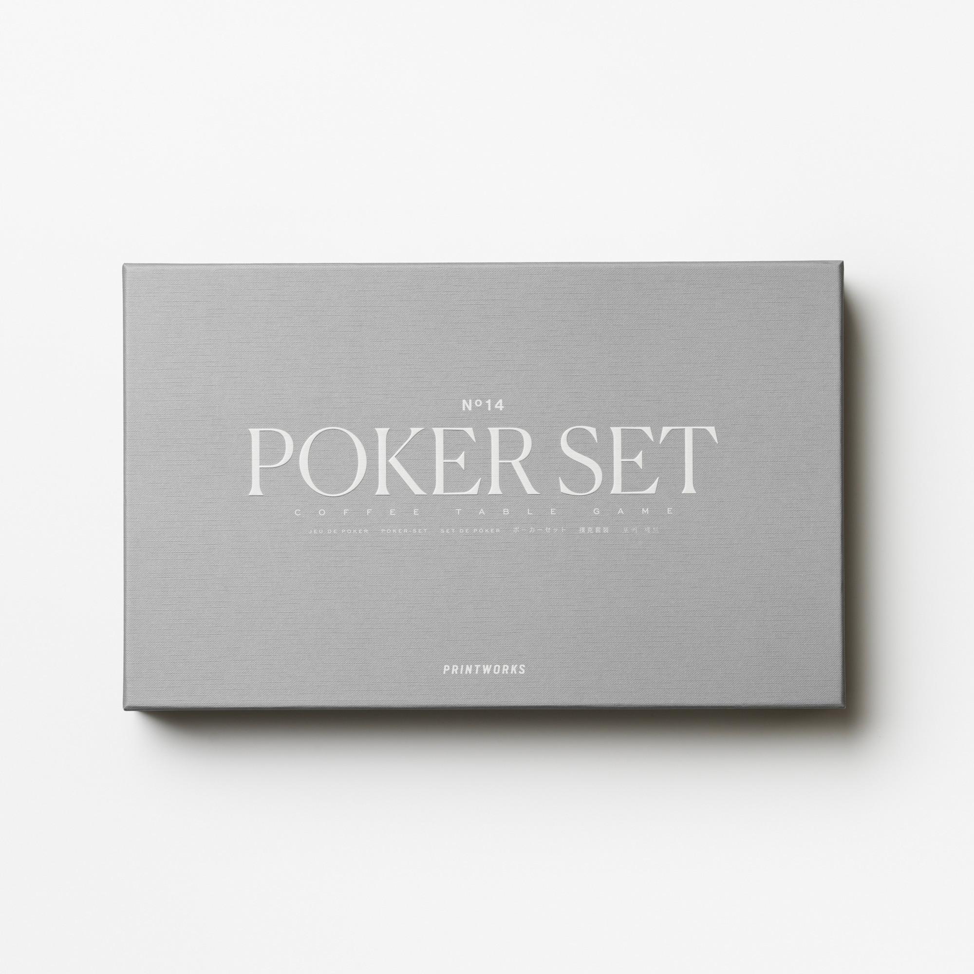 PRINTWORKS Confezione regalo Poker Set 