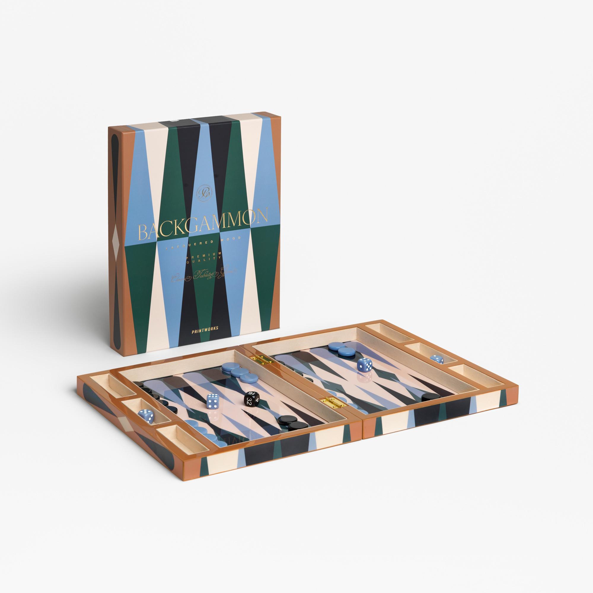 PRINTWORKS Geschenkbox Backgammon 