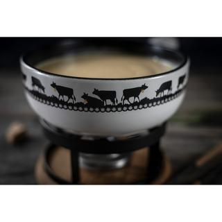 KUHN RIKON Set per fondue formaggio Campanaccio in oro Oak 