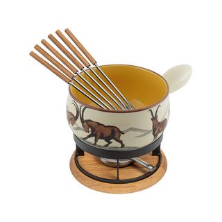 KUHN RIKON Set per fondue formaggio Stambecco 