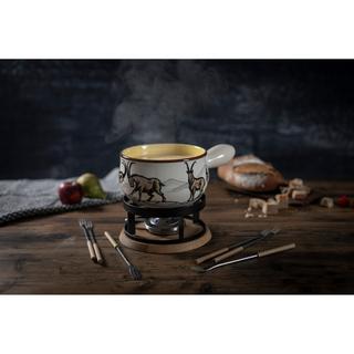 KUHN RIKON Set per fondue formaggio Stambecco 