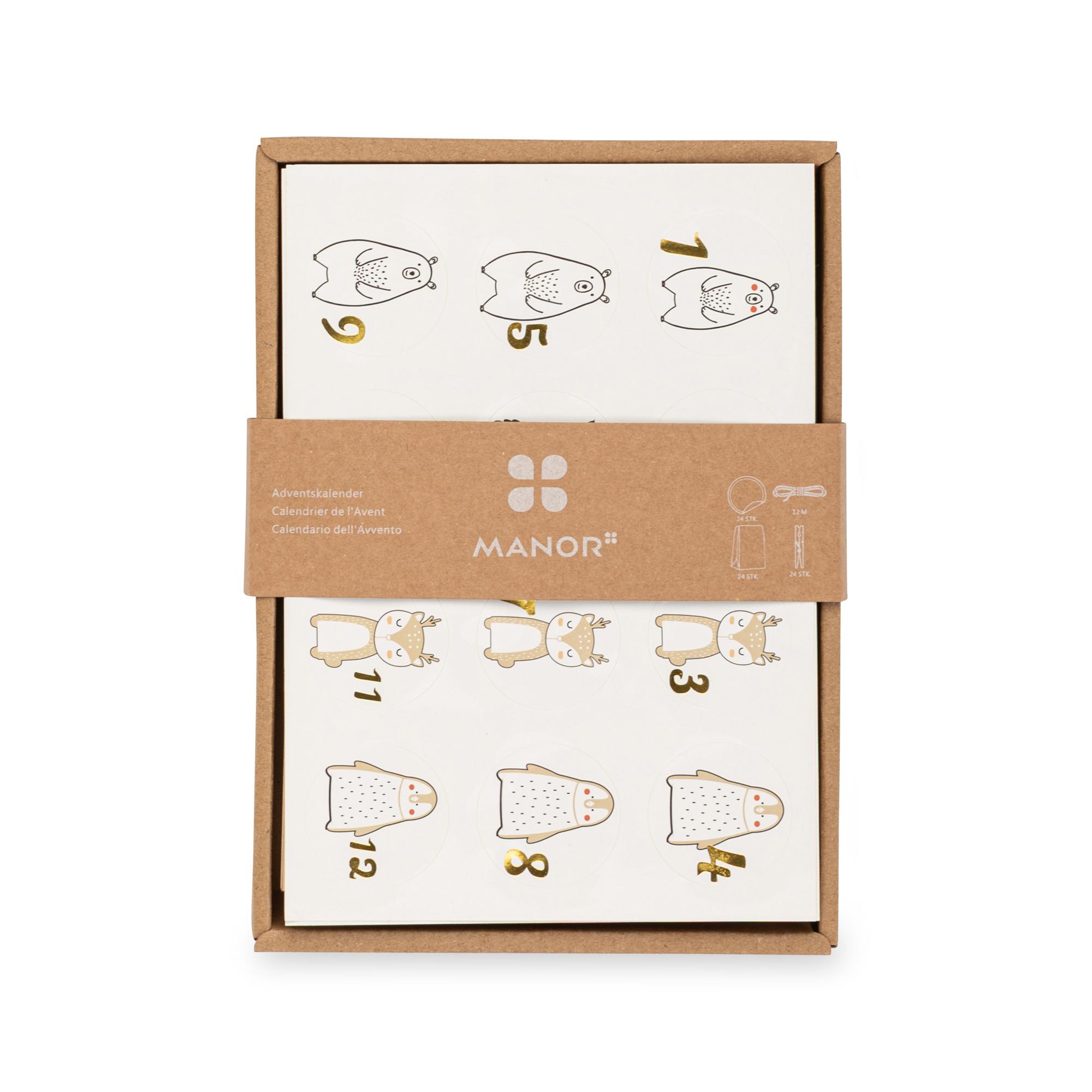 Manor Calendrier de l'Avent forest animals 
