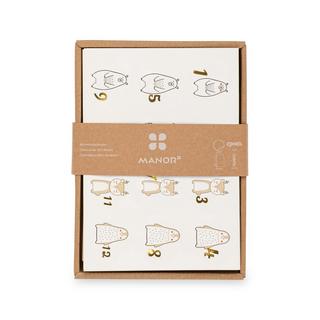 Manor Calendrier de l'Avent forest animals 