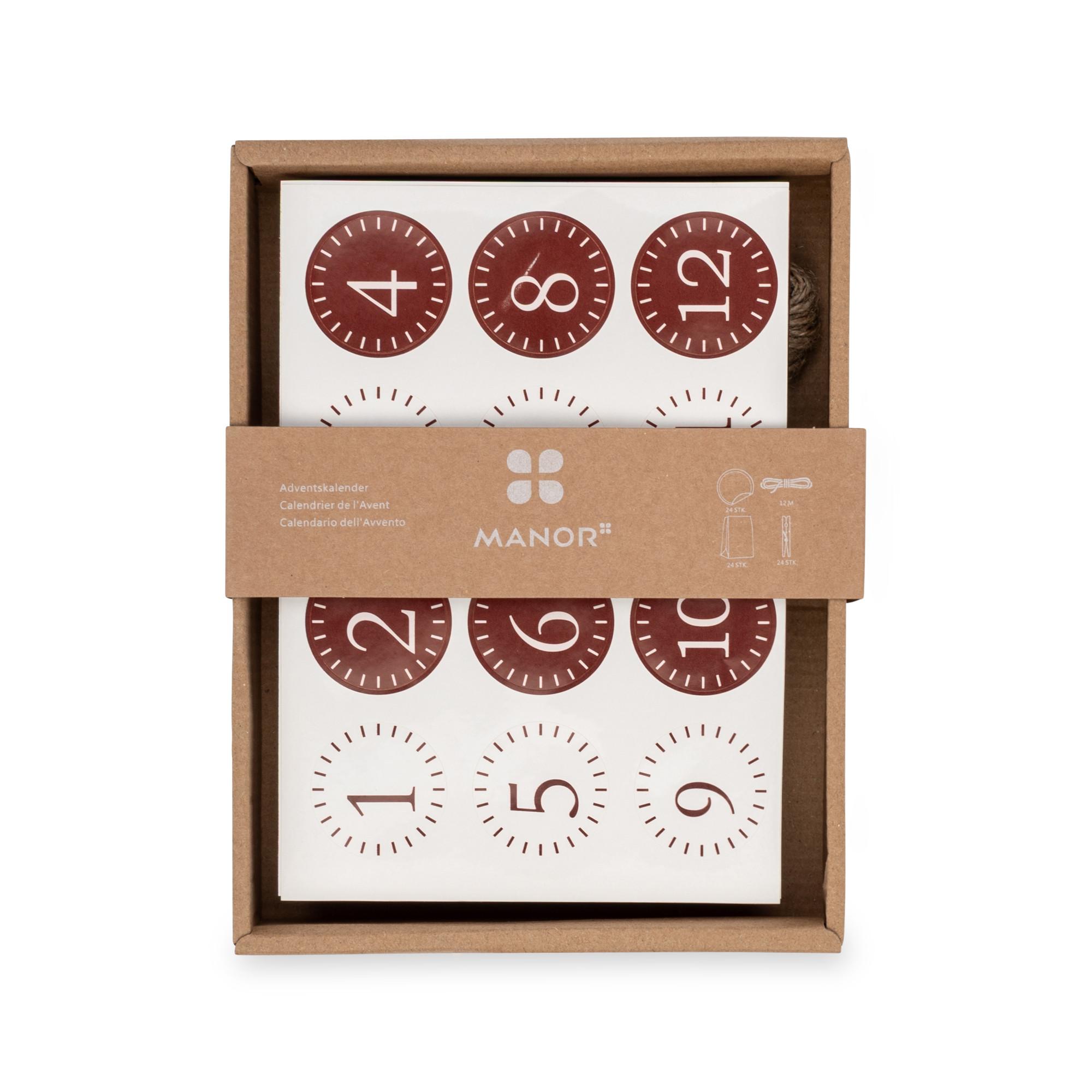 Manor Calendario dell'Avvento red-green 