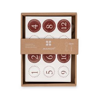 Manor Calendario dell'Avvento red-green 