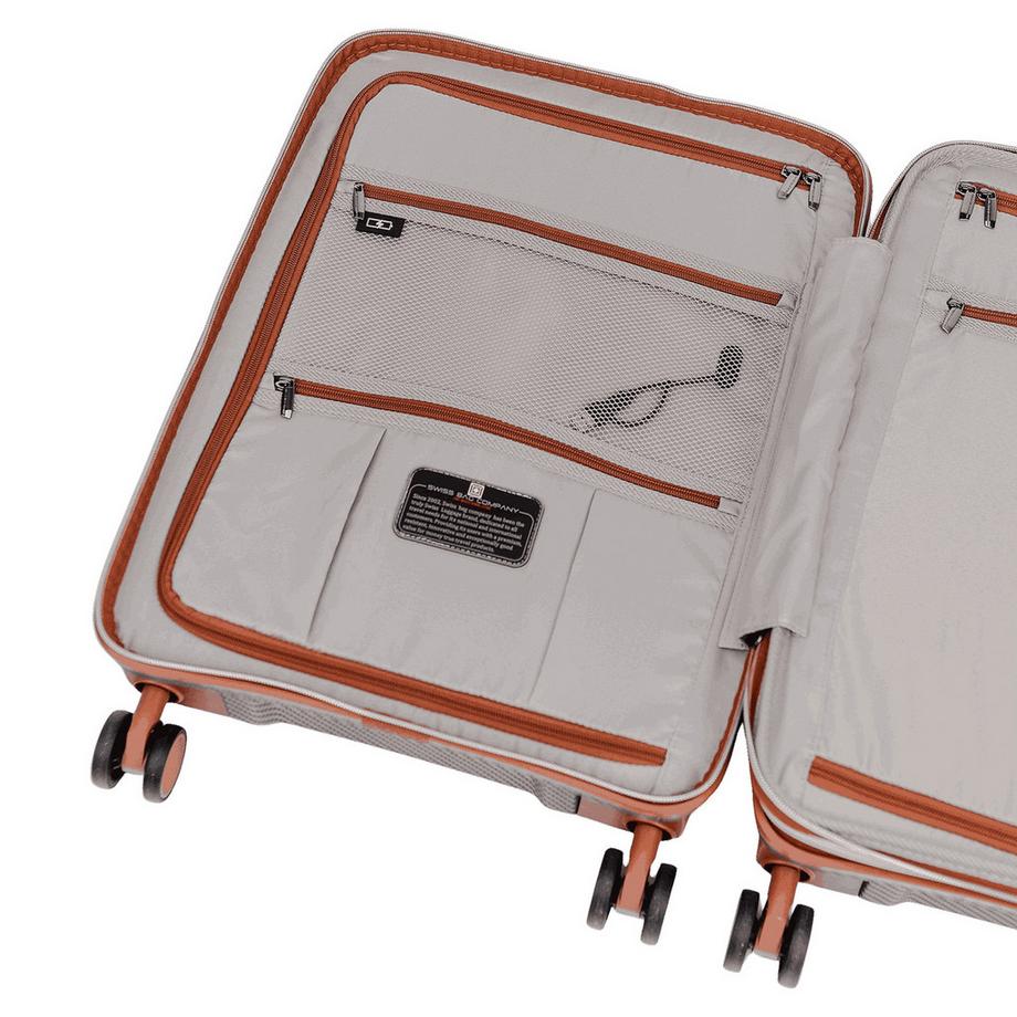 SWISS BAG COMPANY 55 CM, Hartschalenkoffer, Spinner New Vision 