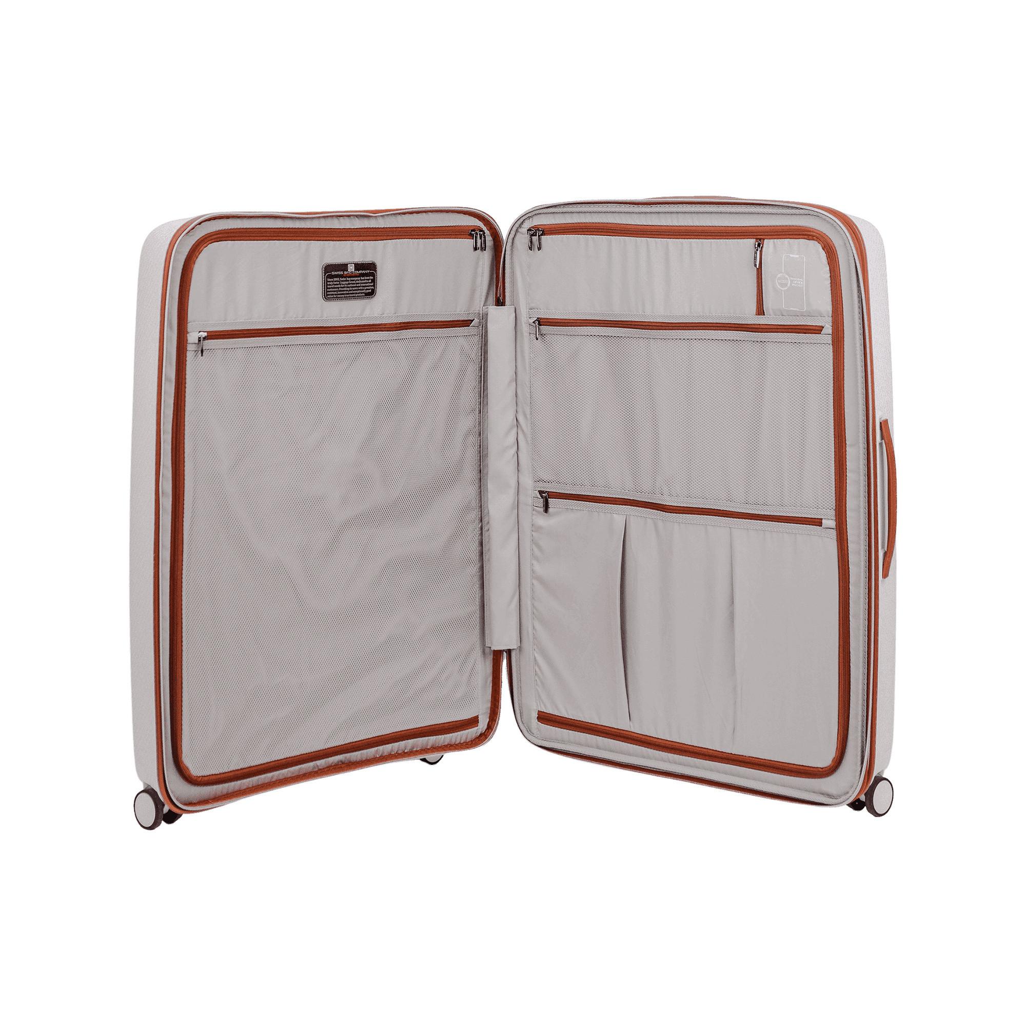 SWISS BAG COMPANY 78cm, Valigia rigida, Spinner New Vision 