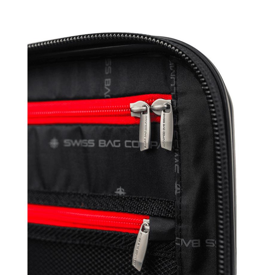 SWISS BAG COMPANY 55 cm, Valise rigide, Spinner Tourist - RPET 