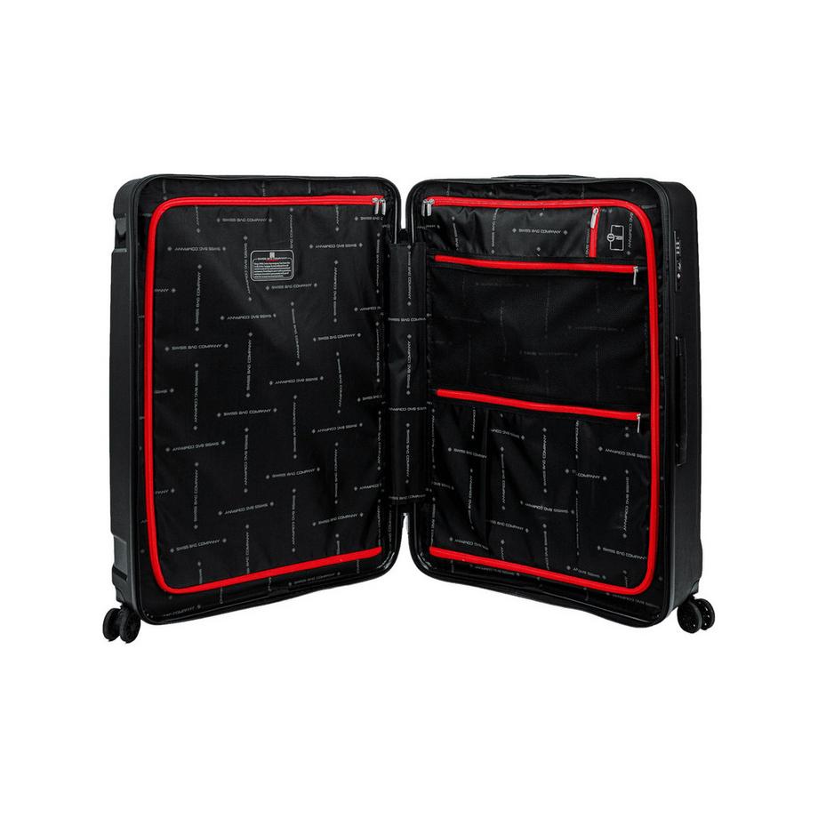 SWISS BAG COMPANY 75 cm, Valise rigide, Spinner Tourist - RPET 