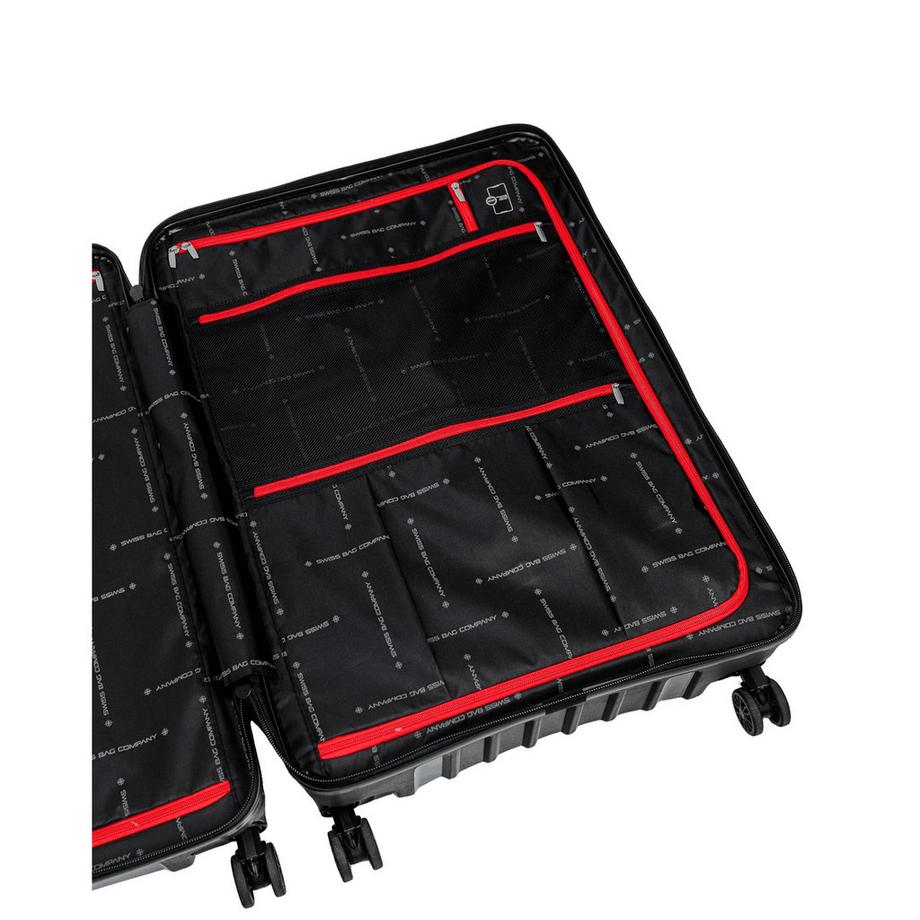 SWISS BAG COMPANY 75 cm, Valise rigide, Spinner Tourist - RPET 