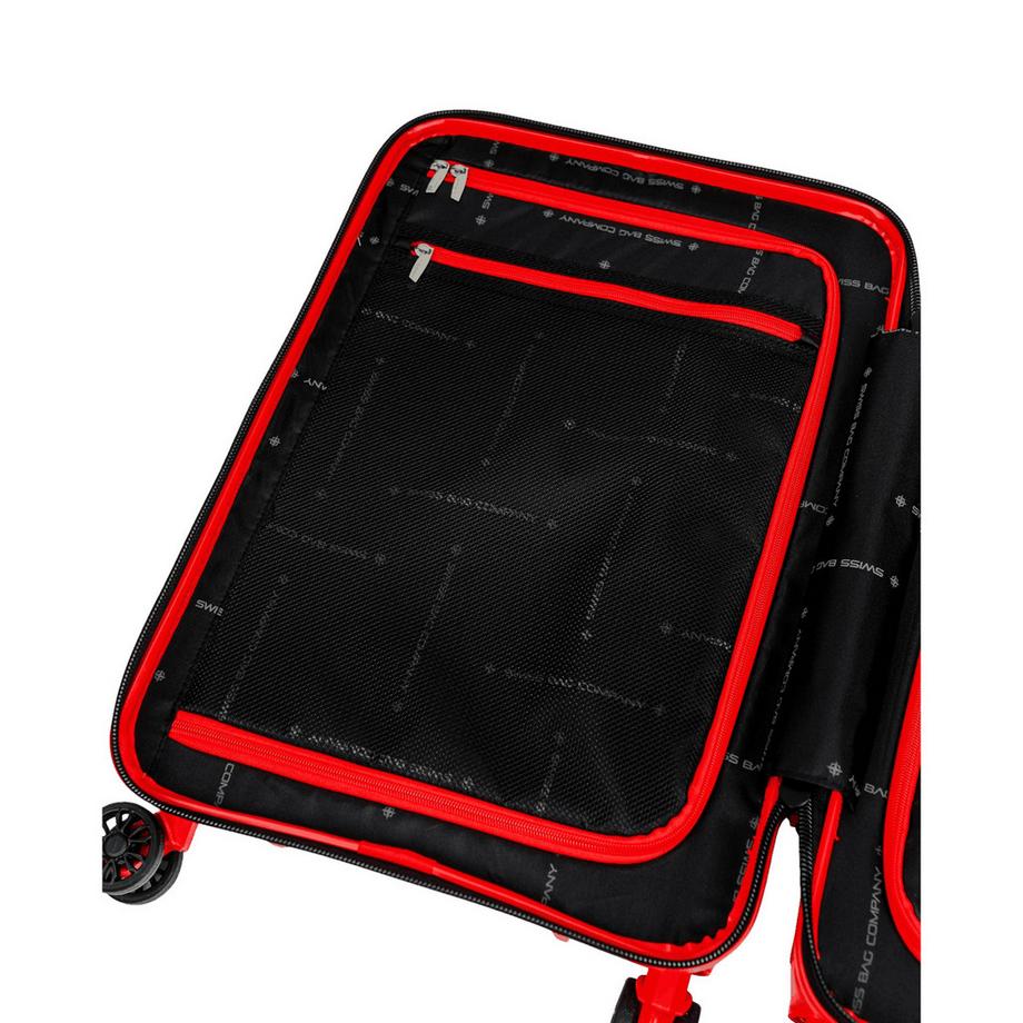 SWISS BAG COMPANY 55 cm, Valigia rigida, Spinner Tourist - RPET 