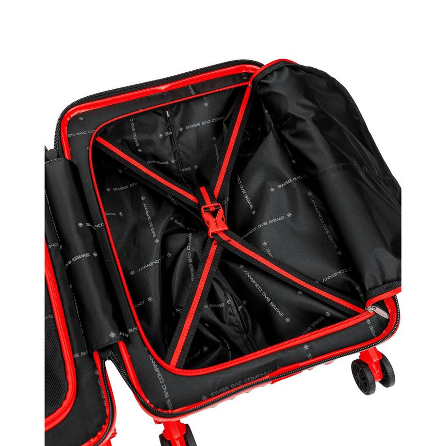 SWISS BAG COMPANY 55 cm, Valigia rigida, Spinner Tourist - RPET 