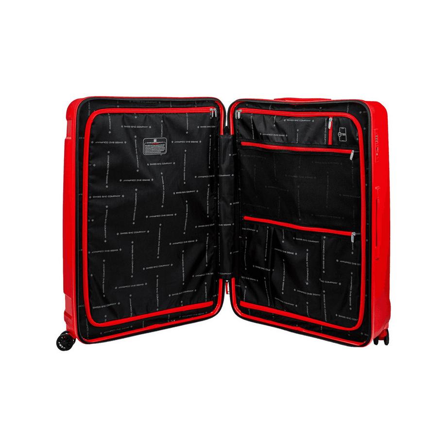 SWISS BAG COMPANY 75 cm, Valigia rigida, Spinner Tourist - RPET 