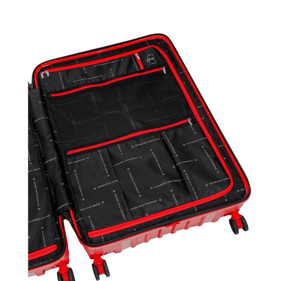 SWISS BAG COMPANY 75 cm, Valigia rigida, Spinner Tourist - RPET 