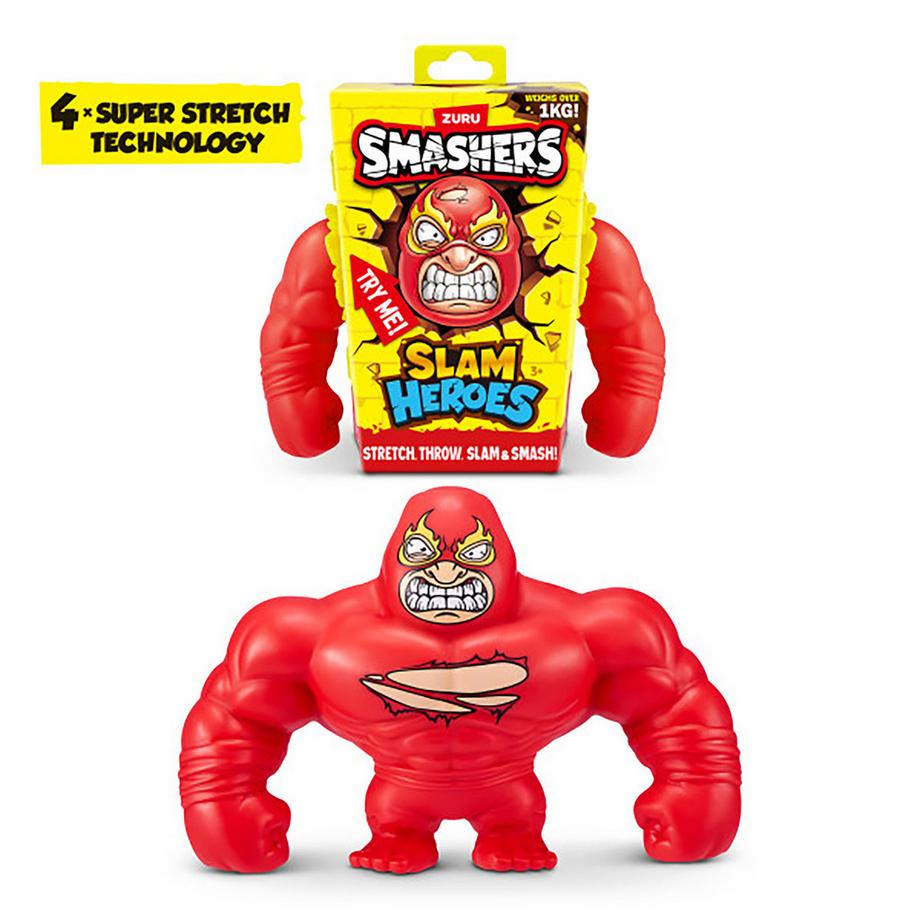 ZURU  Smashers Slam Heroes Stretch Toy, Zufallsauswahl 
