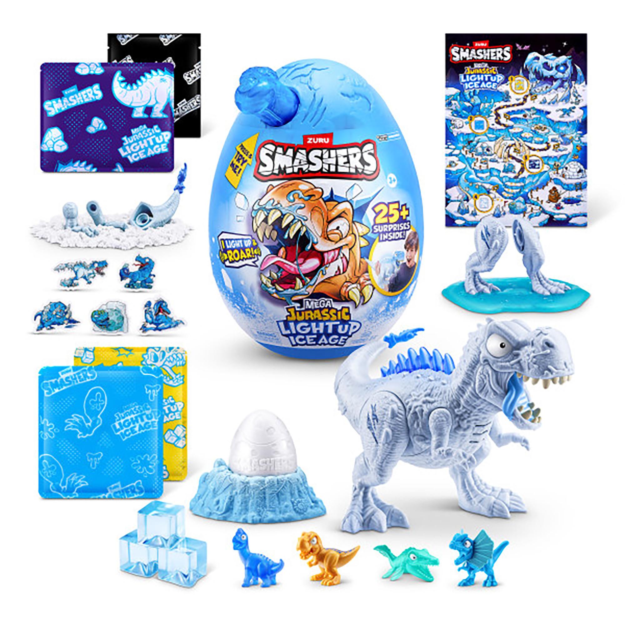 ZURU  Smashers Mega Jurassic Light Up Ice Age Egg, Zufallsauswahl 