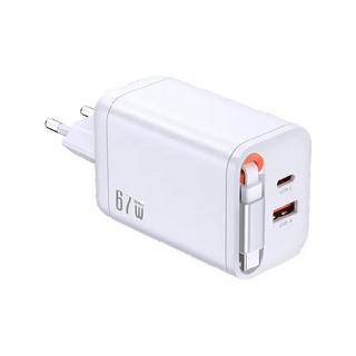 SCHOENENBERGER 2-Port Fast Charger, 67W GaN Chargeur USB\n 