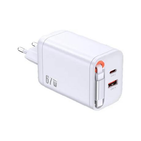 SCHOENENBERGER 2-Port Fast Charger, 67W GaN Chargeur USB\n 