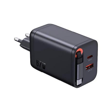 SCHOENENBERGER 2-Port Fast Charger, 67W GaN Chargeur USB\n 
