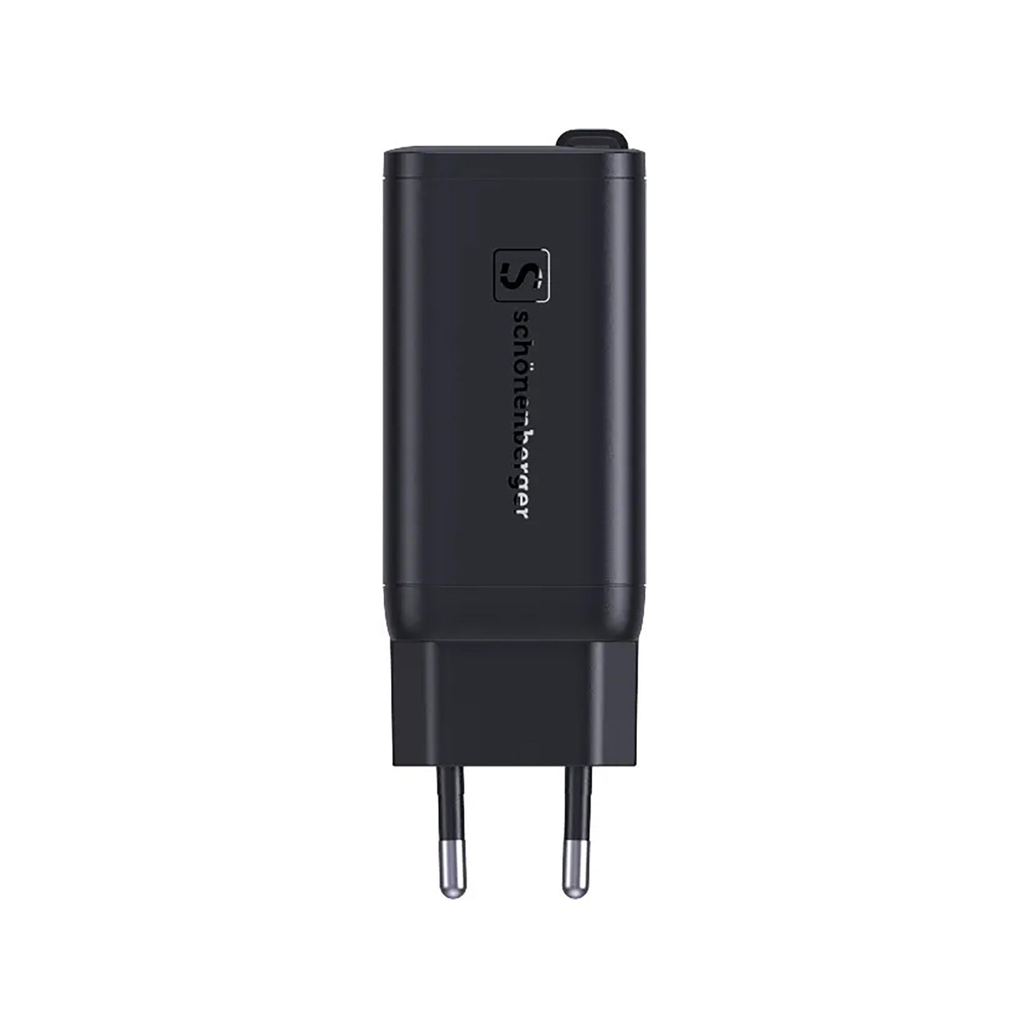 SCHOENENBERGER 2-Port Fast Charger, 67W GaN Chargeur USB\n 
