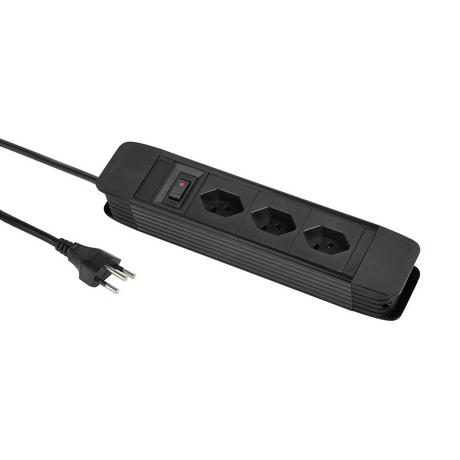 SCHOENENBERGER Steckdosenl. PRINCIPIO 3xT13 horiz. Steckdosenleiste\n 