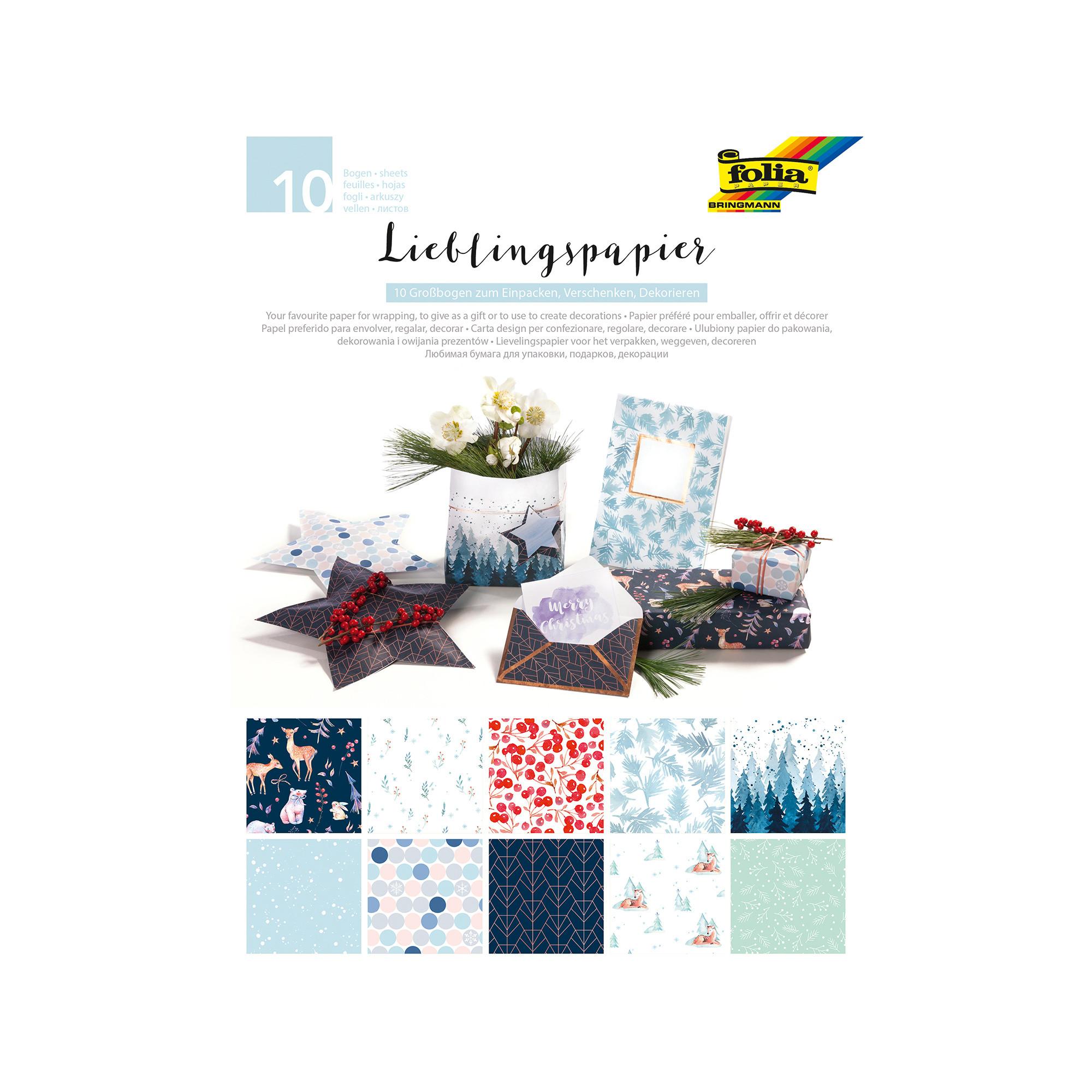 Folia Décoration de Noël paper WINTER TIME 