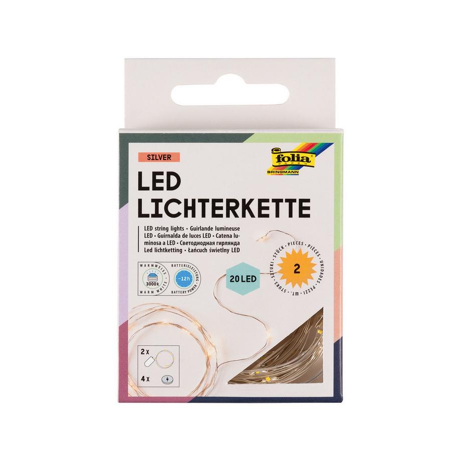 Folia Articoli per il fai da te LED string lights, 2 pcs 