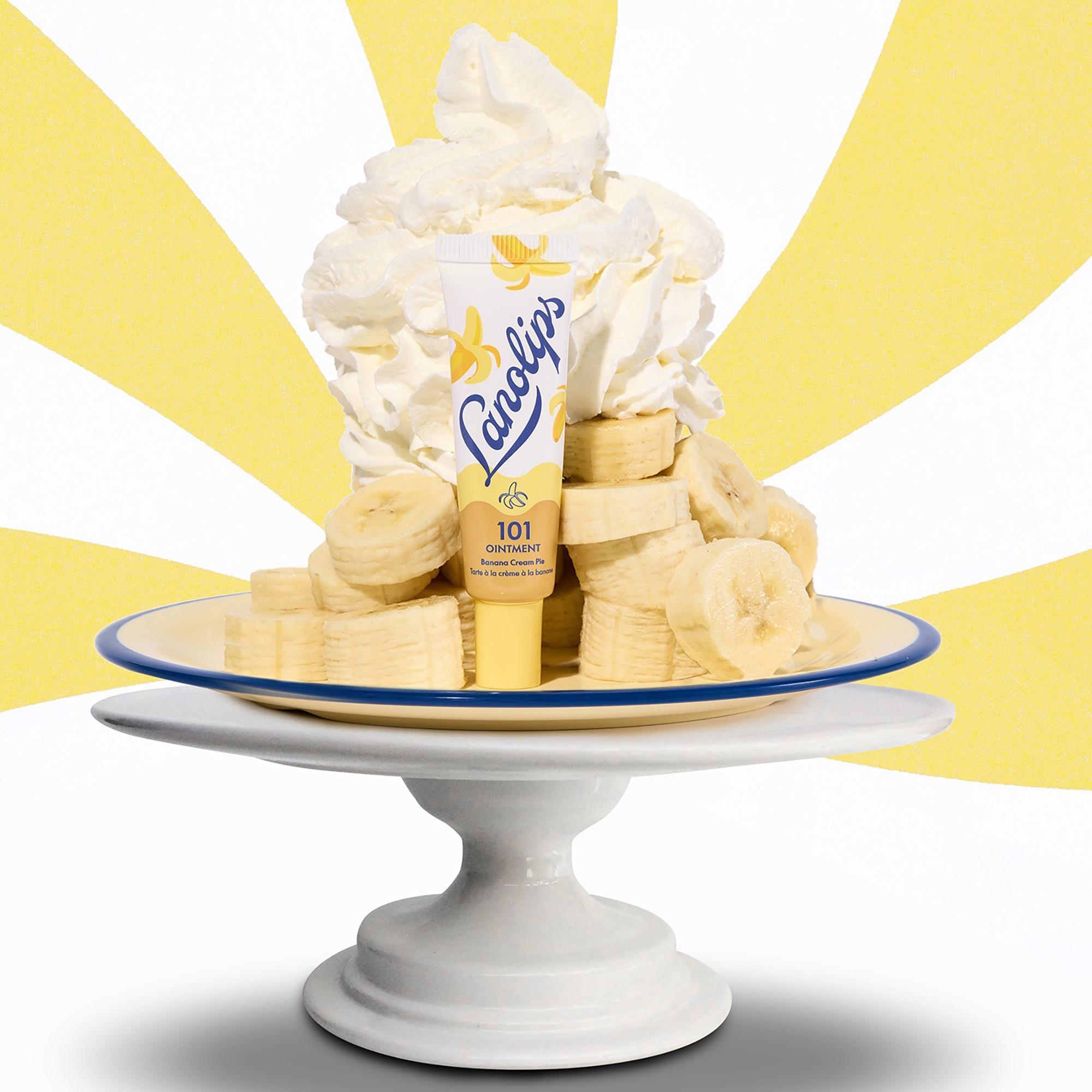 Lanolips  Torta alla crema di banana - Balsamo per labbra e pelle secca 